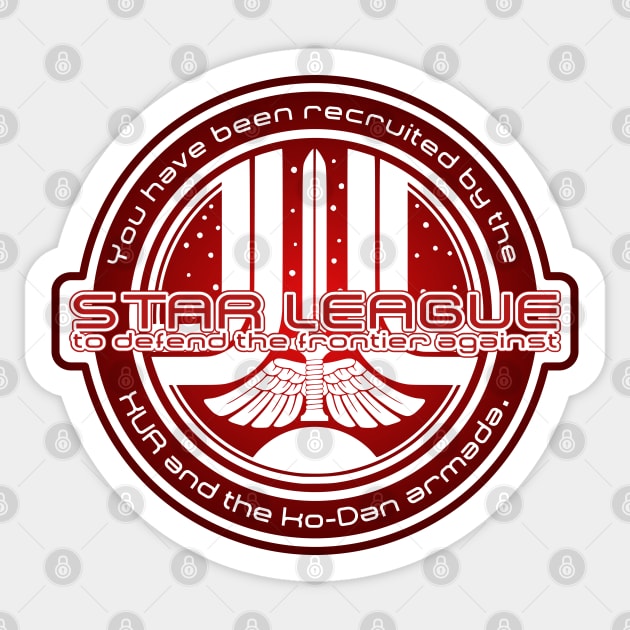 Last Starfighter - You Have Been Recruited... Sticker by DrPeper